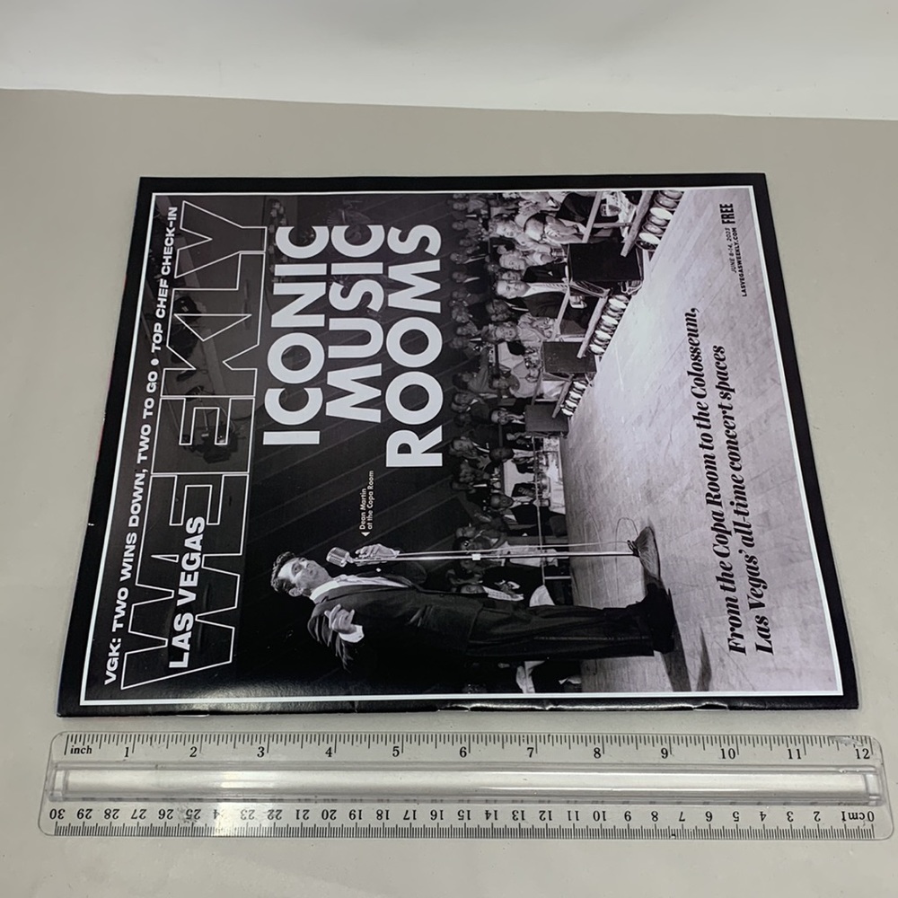 Iconic Music Rooms Las Vegas Weekly Paper Magazine used Lucy Ball on cover - Picture 6 of 10